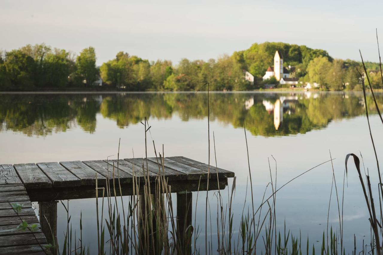 Sopherl Am See - Fruehstueck Auf Der Seeterrasse, Sehr Ruhig Und Wunderschoen Am See, 3 Minuten Nach Oberpfaffenhofen, Viele Radtouren, Restaurants & Cafes In Der Umgebung Weßling Εξωτερικό φωτογραφία