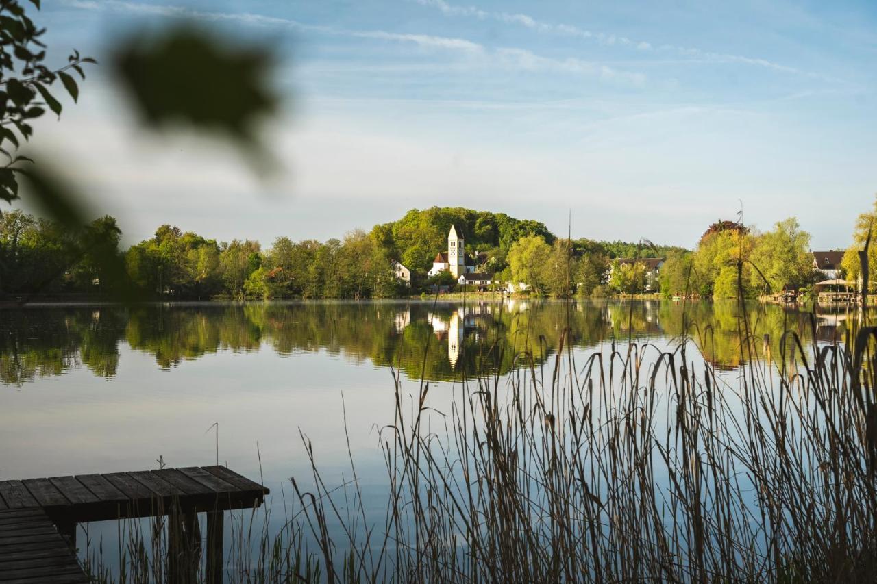 Sopherl Am See - Fruehstueck Auf Der Seeterrasse, Sehr Ruhig Und Wunderschoen Am See, 3 Minuten Nach Oberpfaffenhofen, Viele Radtouren, Restaurants & Cafes In Der Umgebung Weßling Εξωτερικό φωτογραφία
